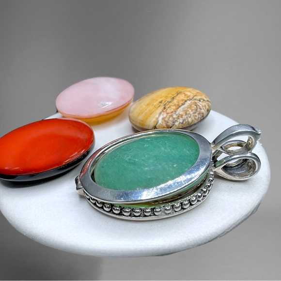 🌺Unique 8 in 1 Sterling Gemstone Necklace - Picture 5 of 16